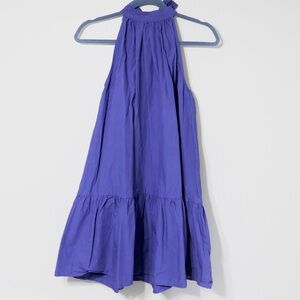 Vibrant Purple Halter Dress